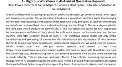 QRS 2025: Rigorous Workflows in AI-Assisted Qualitative Research